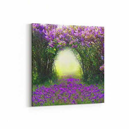 Olla 13814K Doğa / Manzara Görseli Kare Kanvas Tablo (Ölçü: 25X25)