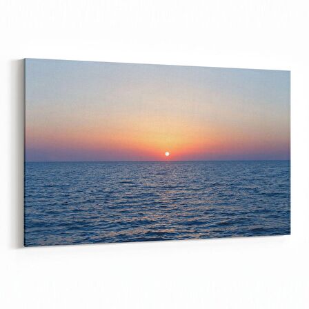 Olla 16096Y Günbatımı Görseli Yatay Kanvas Tablo (Ölçü: 45X30)