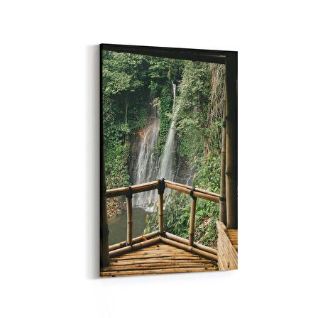 Olla 14501D Doğa / Manzara Görseli Dikey Kanvas Tablo (Ölçü: 70X105)