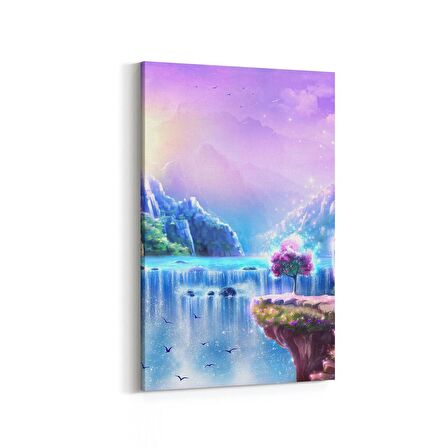 Olla 13168D Doğa / Manzara Görseli Dikey Kanvas Tablo (Ölçü: 60X90)