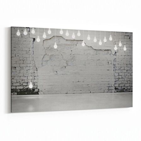 Olla 12436Y Beton Görseli Yatay Kanvas Tablo (Ölçü: 45X30)