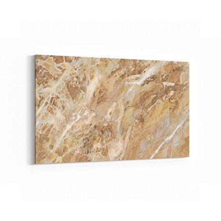 Olla 16696Y Mermer Desen Görsel Yatay Kanvas Tablo (Ölçü: 90X60)