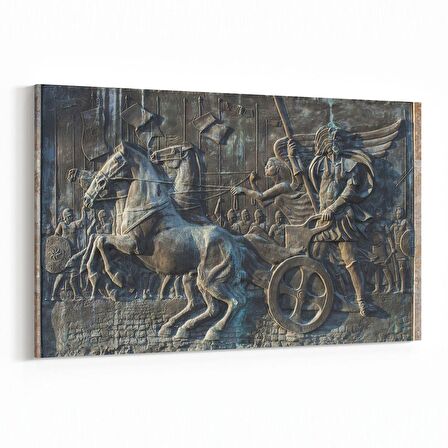 Olla 16252Y Heykel / Sanat Görseli Yatay Kanvas Tablo (Ölçü: 45X30)