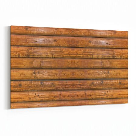 Olla 12011Y Ahşap Desen Görseli Yatay Kanvas Tablo (Ölçü: 45X30)