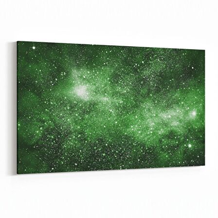 Olla 14757Y Gece Gökyüzü Görseli Yatay Kanvas Tablo (Ölçü: 45X30)