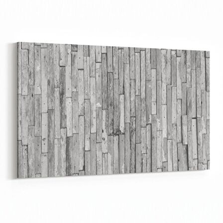 Olla 11982Y Ahşap Desen Görseli Yatay Kanvas Tablo (Ölçü: 120X80)