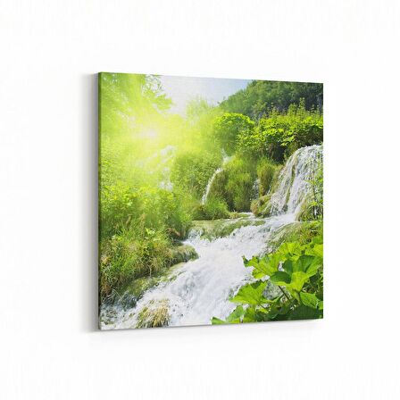 Olla 13655K Doğa / Manzara Görseli Kare Kanvas Tablo (Ölçü: 25X25)