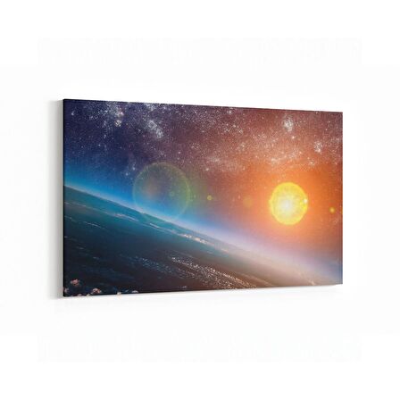 Olla 17645Y Uzay Görseli Yatay Kanvas Tablo (Ölçü: 30X20)