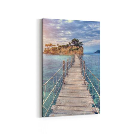 Olla 13701D Doğa / Manzara Görseli Dikey Kanvas Tablo (Ölçü: 60X90)
