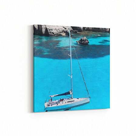 Olla 12217K Araç Görseli Kare Kanvas Tablo (Ölçü: 30X30)