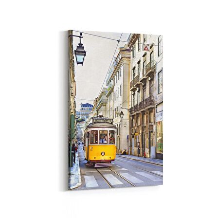 Olla 18334D Yapı Görseli Dikey Kanvas Tablo (Ölçü: 80X120)