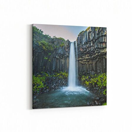 Olla 13507K Doğa / Manzara Görseli Kare Kanvas Tablo (Ölçü: 25X25)