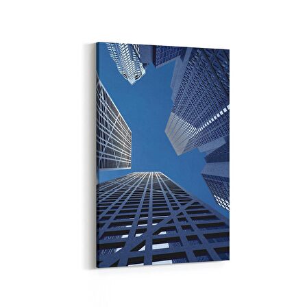 Olla 18343D Yapı Görseli Dikey Kanvas Tablo (Ölçü: 70X105)