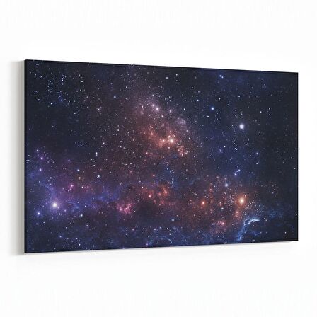 Olla 14644Y Gece Gökyüzü Görseli Yatay Kanvas Tablo (Ölçü: 90X60)