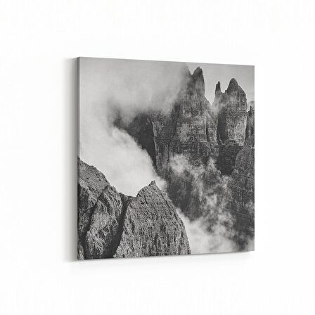 Olla 18213K Yapı Görseli Kare Kanvas Tablo (Ölçü: 30X30)