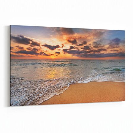 Olla 16020Y Günbatımı Görseli Yatay Kanvas Tablo (Ölçü: 45X30)