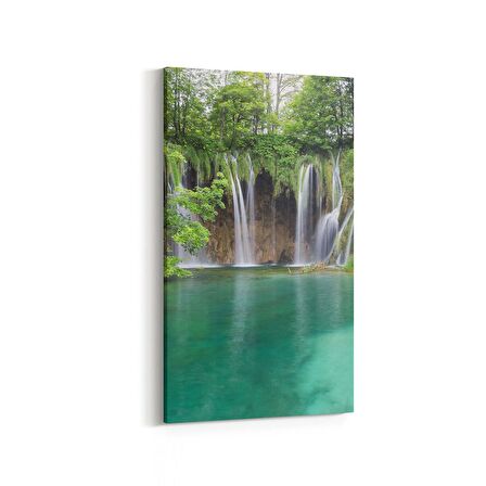 Olla 13836DD Doğa / Manzara Görseli Dikey Dar Kanvas Tablo (Ölçü: 40X80)