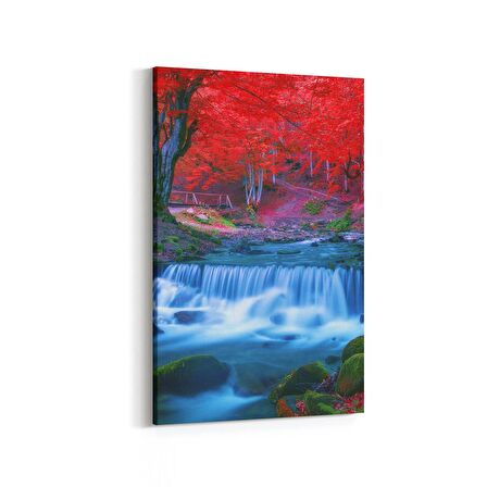 Olla 14129D Doğa / Manzara Görseli Dikey Kanvas Tablo (Ölçü: 70X105)