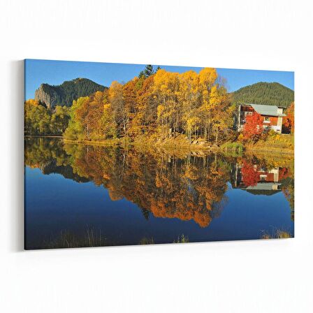 Olla 14068Y Doğa / Manzara Görseli Yatay Kanvas Tablo (Ölçü: 150X100)