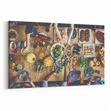Olla 15185Y Gıda Görseli Yatay Kanvas Tablo (Ölçü: 45X30)
