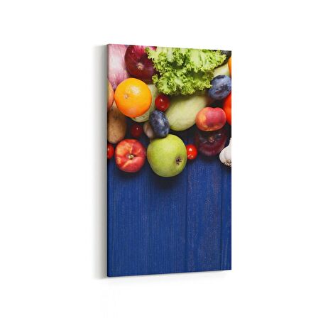 Olla 15120DD Gıda Görseli Dikey Dar Kanvas Tablo (Ölçü: 40X80)