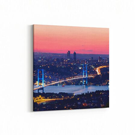 Olla 18962K Yapı Görseli Kare Kanvas Tablo (Ölçü: 25X25)