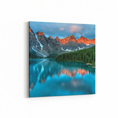 Olla 13266K Doğa / Manzara Görseli Kare Kanvas Tablo (Ölçü: 25X25)