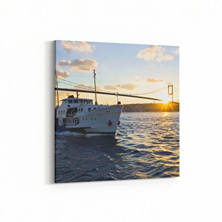 Olla 18605K Yapı Görseli Kare Kanvas Tablo (Ölçü: 30X30)