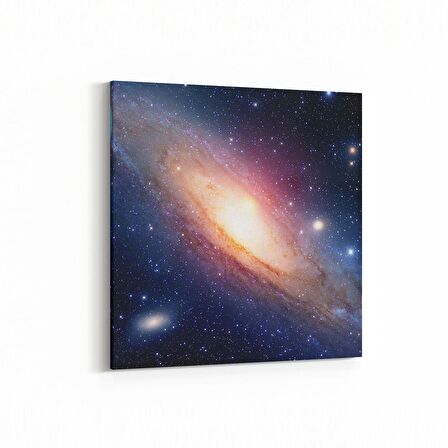 Olla 17649K Uzay Görseli Kare Kanvas Tablo (Ölçü: 25X25)