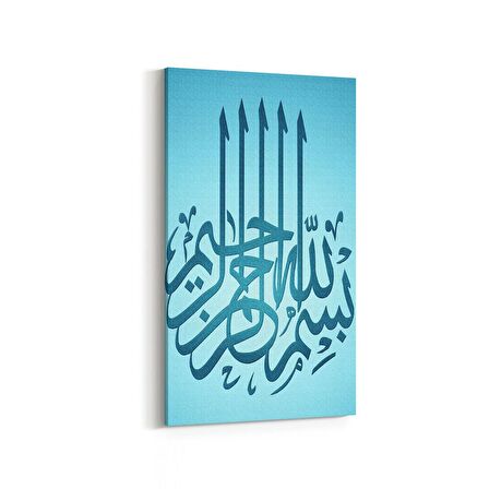 Olla 13069DD Dini Görsel Dikey Dar Kanvas Tablo (Ölçü: 40X80)