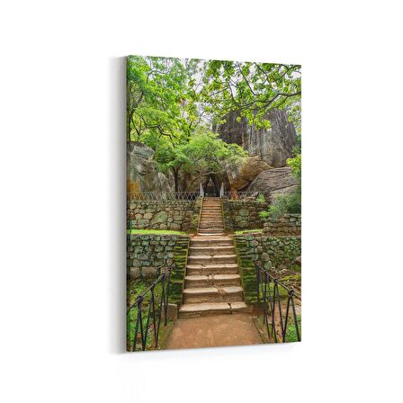 Olla 18207D Yapı Görseli Dikey Kanvas Tablo (Ölçü: 100X150)