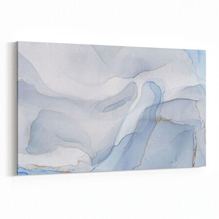 Olla 16677Y Mermer Desen Görsel Yatay Kanvas Tablo (Ölçü: 30X20)