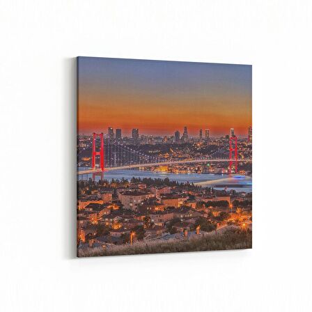 Olla 18892K Yapı Görseli Kare Kanvas Tablo (Ölçü: 25X25)