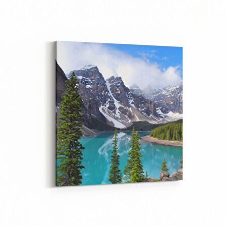 Olla 14187K Doğa / Manzara Görseli Kare Kanvas Tablo (Ölçü: 25X25)