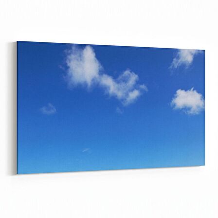 Olla 15459Y Gökyüzü Bulut Görseli  Yatay Kanvas Tablo (Ölçü: 150X100)