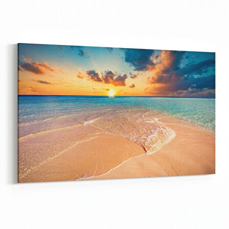 Olla 16068Y Günbatımı Görseli Yatay Kanvas Tablo (Ölçü: 150X100)