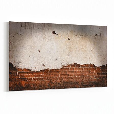 Olla 12453Y Beton Görseli Yatay Kanvas Tablo (Ölçü: 150X100)