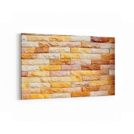 Olla 17341Y Taş / Tuğla Görseli Yatay Kanvas Tablo (Ölçü: 70X50)