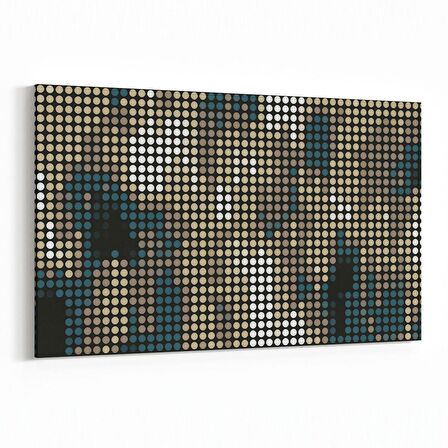 Olla 10389Y Abstract Görsel Yatay Kanvas Tablo (Ölçü: 30X20)