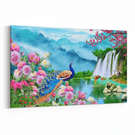 Olla 13435Y Doğa / Manzara Görseli Yatay Kanvas Tablo (Ölçü: 70X50)