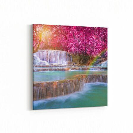 Olla 13894K Doğa / Manzara Görseli Kare Kanvas Tablo (Ölçü: 25X25)