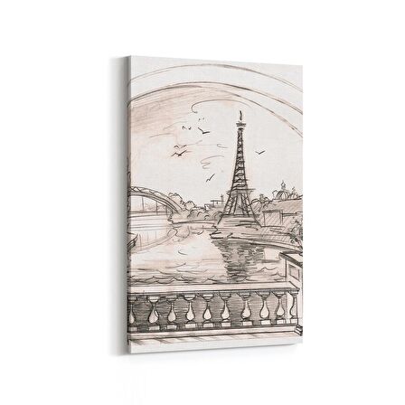 Olla 17779D Yağlı Boya Görseli Dikey Kanvas Tablo (Ölçü: 70X105)