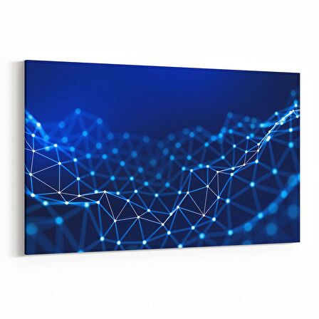 Olla 10398Y Abstract Görsel Yatay Kanvas Tablo (Ölçü: 70X50)