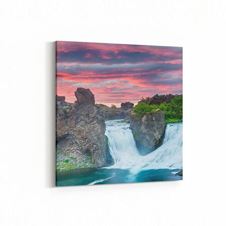 Olla 13441K Doğa / Manzara Görseli Kare Kanvas Tablo (Ölçü: 25X25)