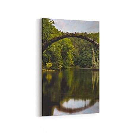 Olla 14326D Doğa / Manzara Görseli Dikey Kanvas Tablo (Ölçü: 70X105)