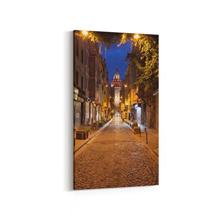 Olla 18484DD Yapı Görseli Dikey Dar Kanvas Tablo (Ölçü: 40X80)