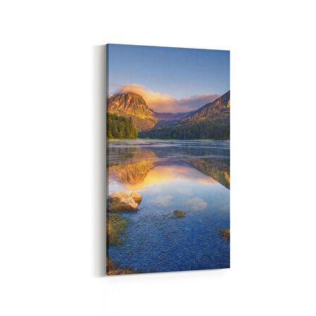 Olla 14002DD Doğa / Manzara Görseli Dikey Dar Kanvas Tablo (Ölçü: 30X60)