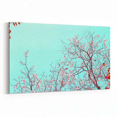 Olla 10987Y Ağaç Görseli Yatay Kanvas Tablo (Ölçü: 45X30)