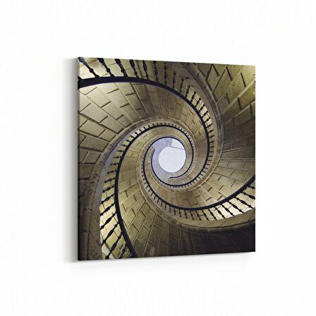 Olla 17924K Yapı Görseli Kare Kanvas Tablo (Ölçü: 25X25)