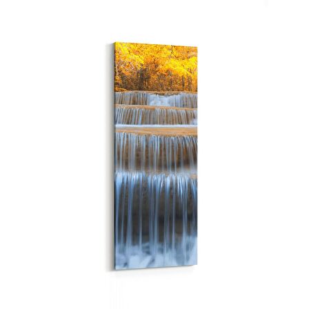 Olla 14048DI Doğa / Manzara Görseli Dikey İnce Kanvas Tablo (Ölçü: 40X120)